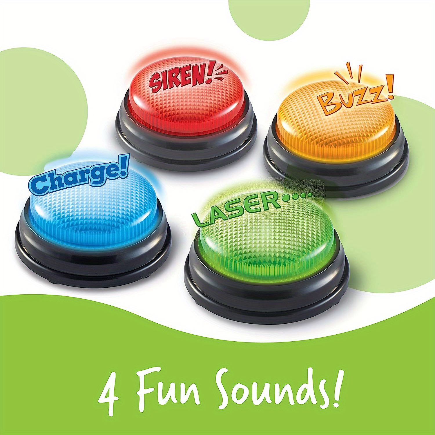 Kids Toys Return Gift - 4 Buah Mainan Buzzer Lampu dan