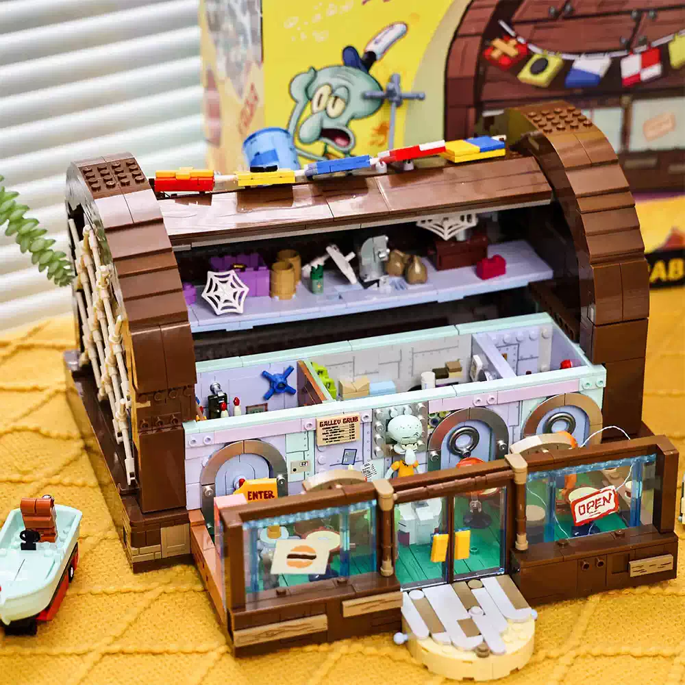 Kids Xbox Toys - Set Blok Bangunan Spongebob Krusty Krab