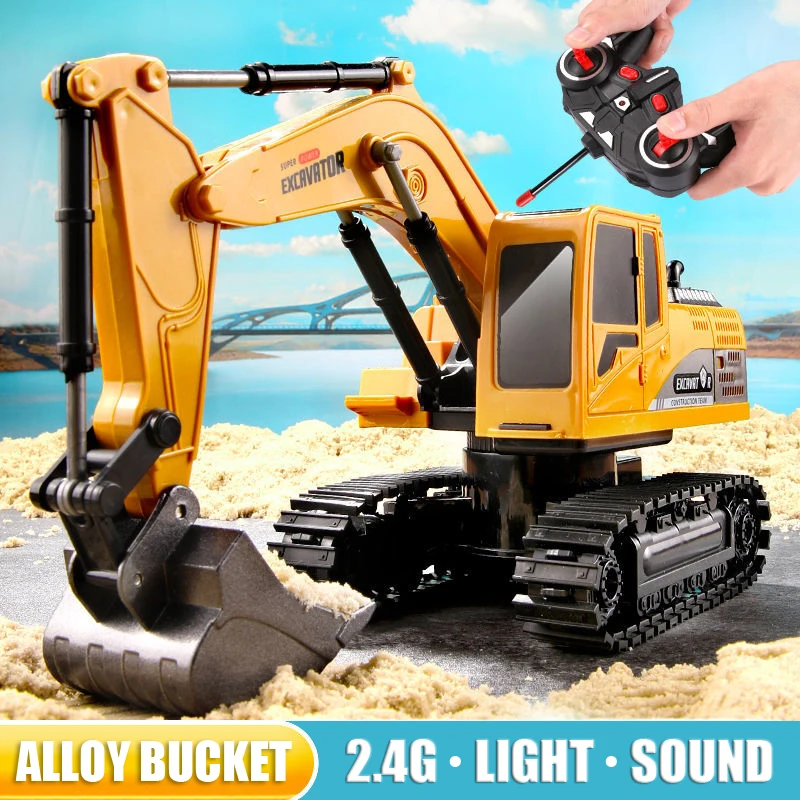 Kids' Toys Channel - Excavator RC 2.4Ghz 6 Channel 1:24