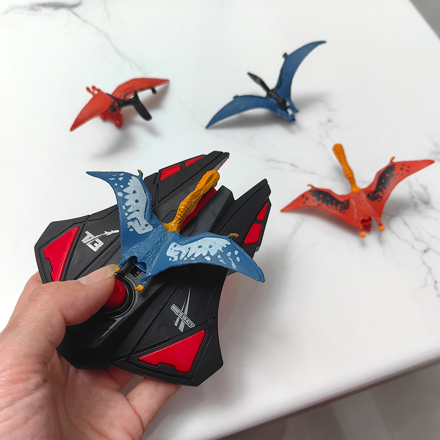 Catapult Launcher Toy - Mainan tembak-tembakan anak-anak, peluncur hitam+4 dinosaurus