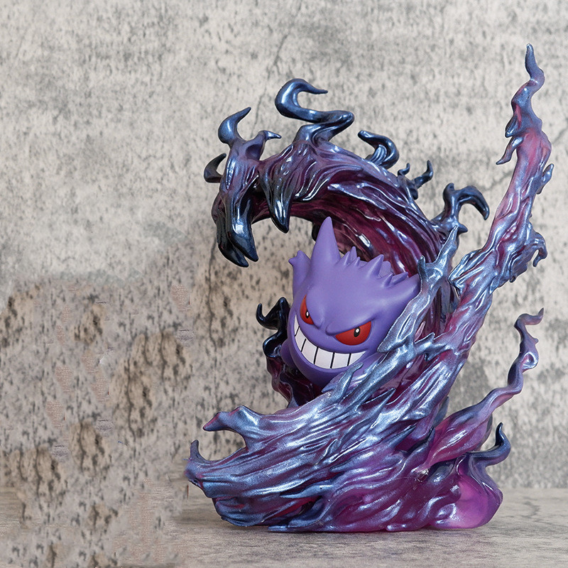 Kids Toys Return Gift - 19cm Anime Pokemon Gengar Versi Pertarungan.