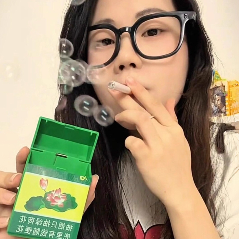 Bubble Machine Outdoor - Mesin Gelembung Parodi Kotak Rokok Plastik