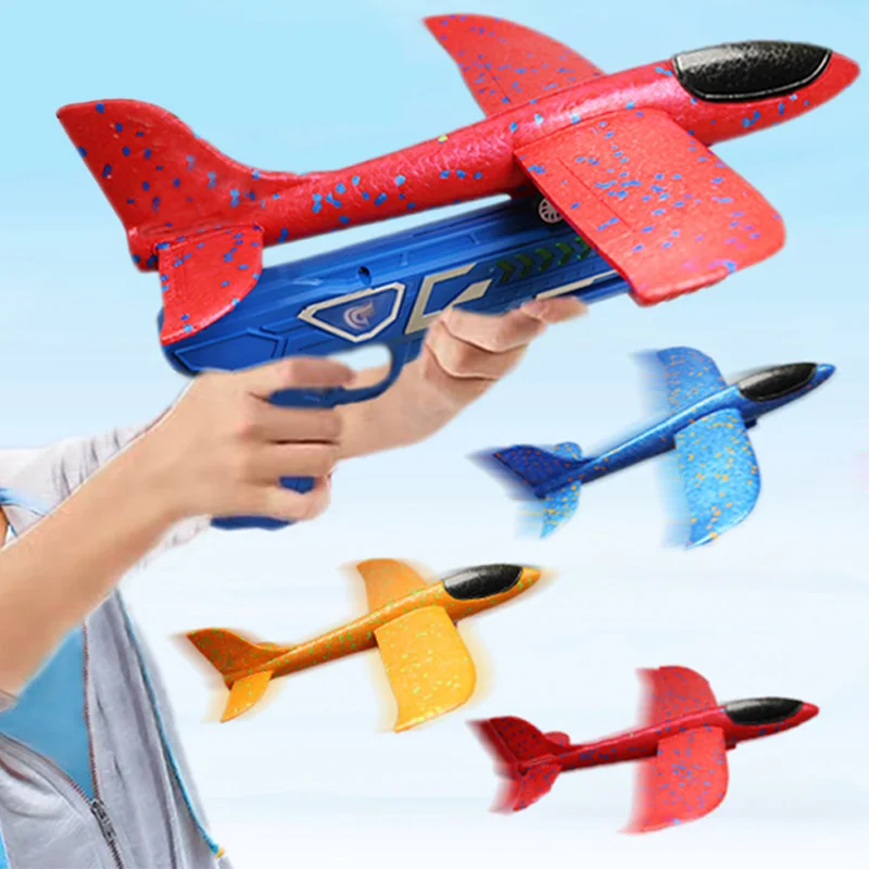 Catapult Launcher Toy - Peluncur Pesawat Busa EPP, Pesawat Layang-Layang