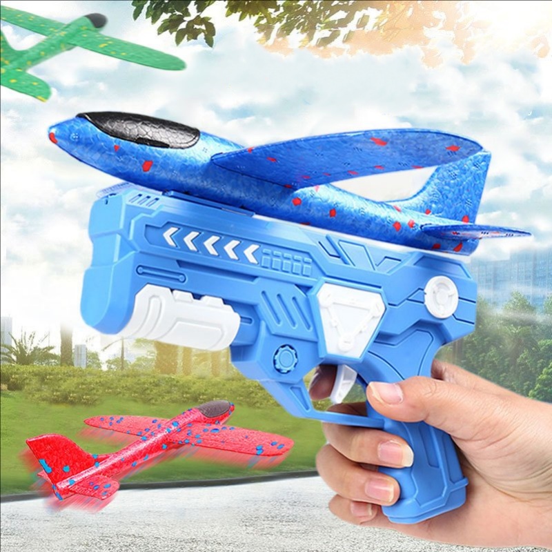 Catapult Launcher Toy - Mainan pesawat busa bersinar anak-anak, mainan