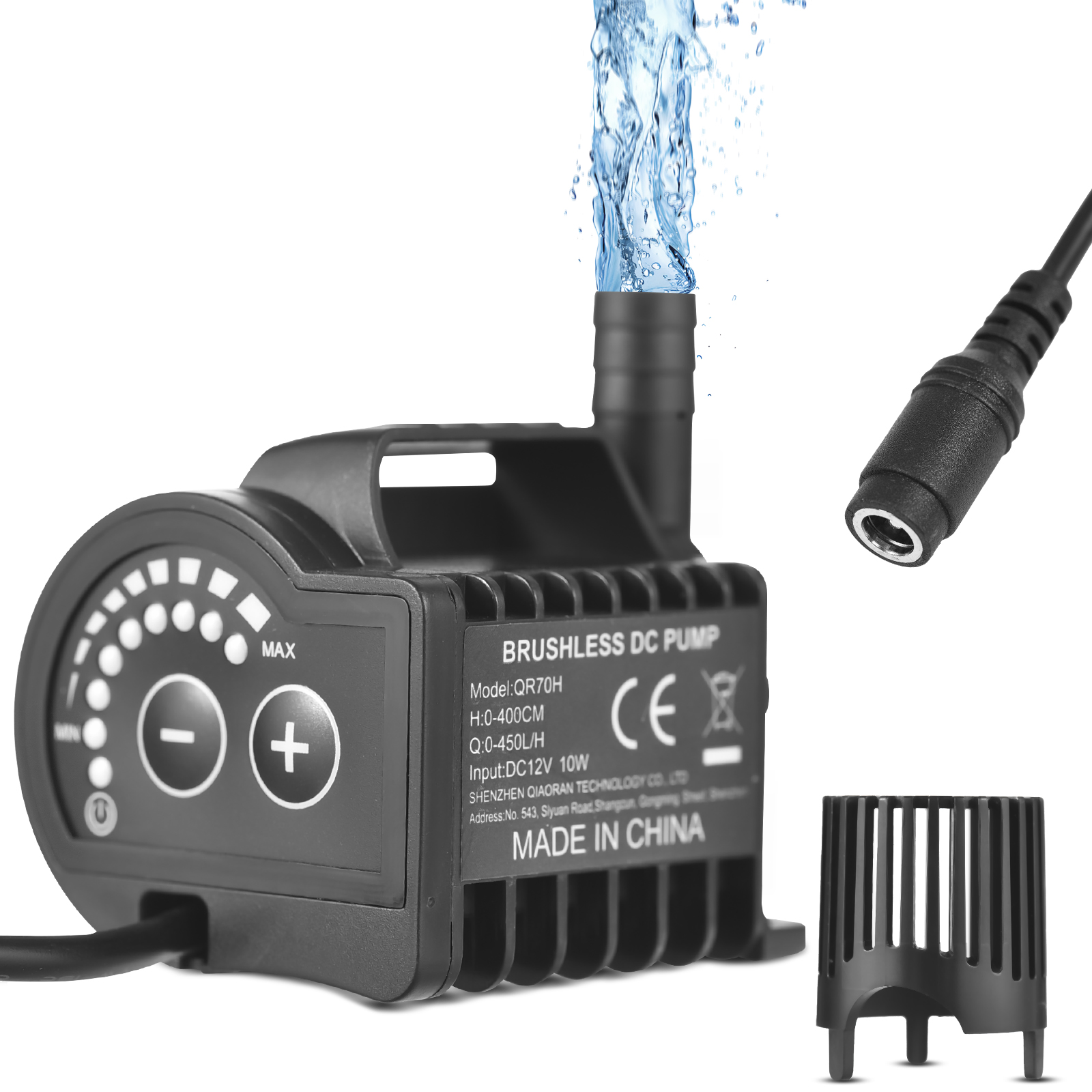 Bubble Machine Outdoor - Pompa Air Mancur 12V dapat disetel,