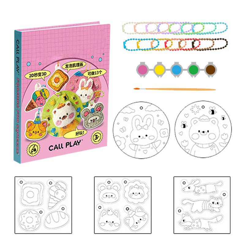 Kids Toys Drawing - Kerajinan kertas busa untuk anak-anak 3D