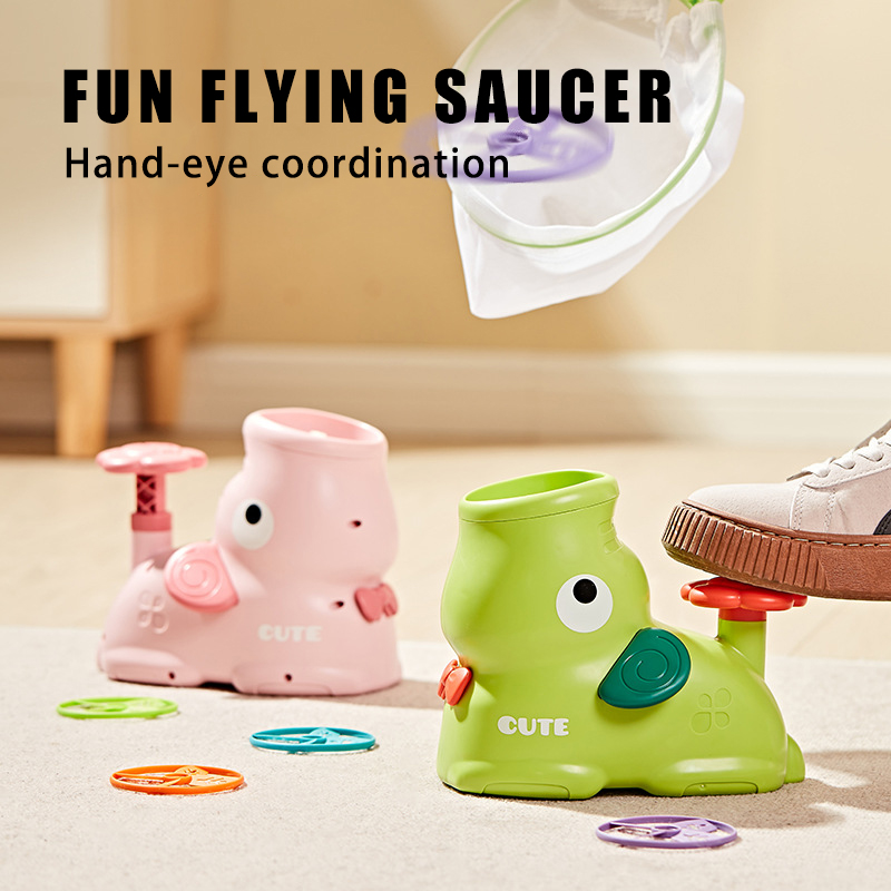Catapult Launcher Toy - Anak-anak Terbang Cakram Peluncur Roket Udara