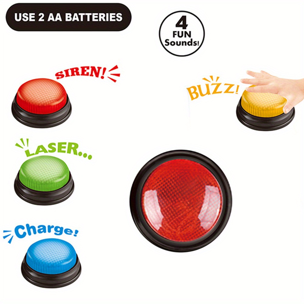 4 Buah Mainan Buzzer Lampu dan - Kids Toys Return Gift ulasan dan harga
