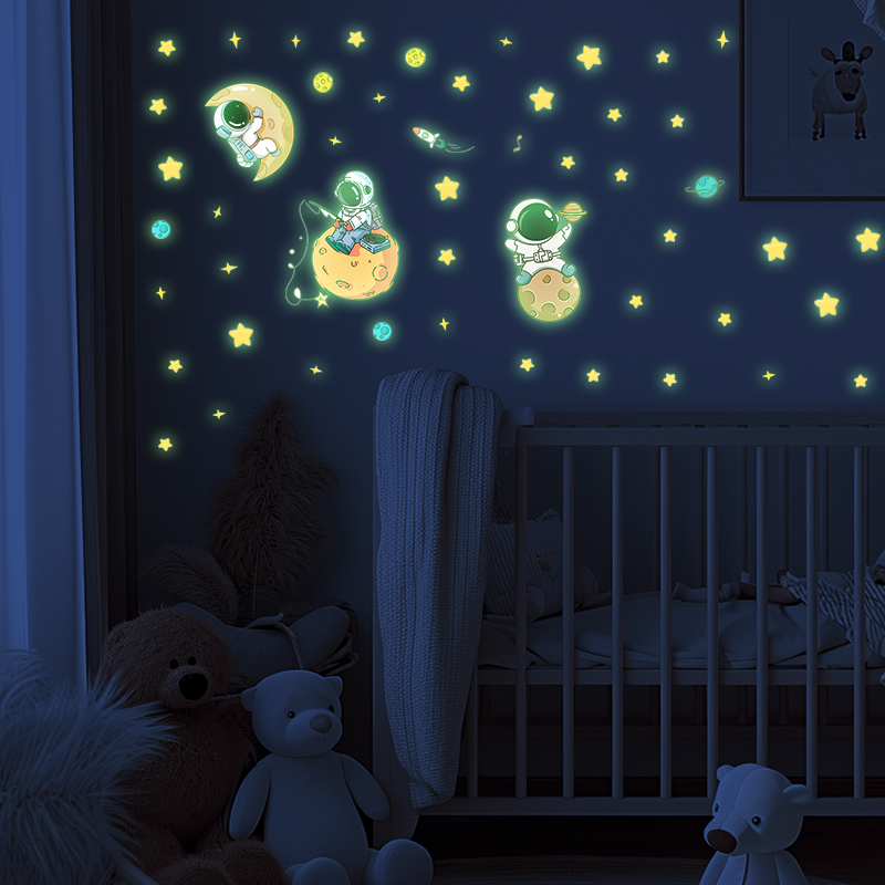 Stiker dinding bercahaya berte - Glow In Dark Stars ulasan dan harga