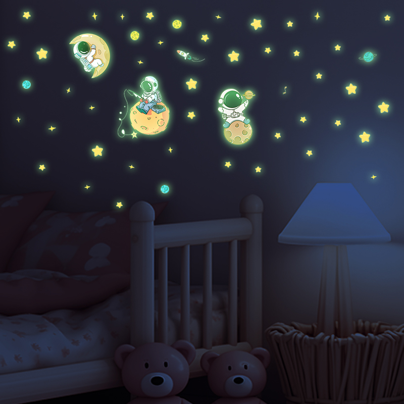 Stiker dinding bercahaya berte - Glow In Dark Stars ulasan dan harga