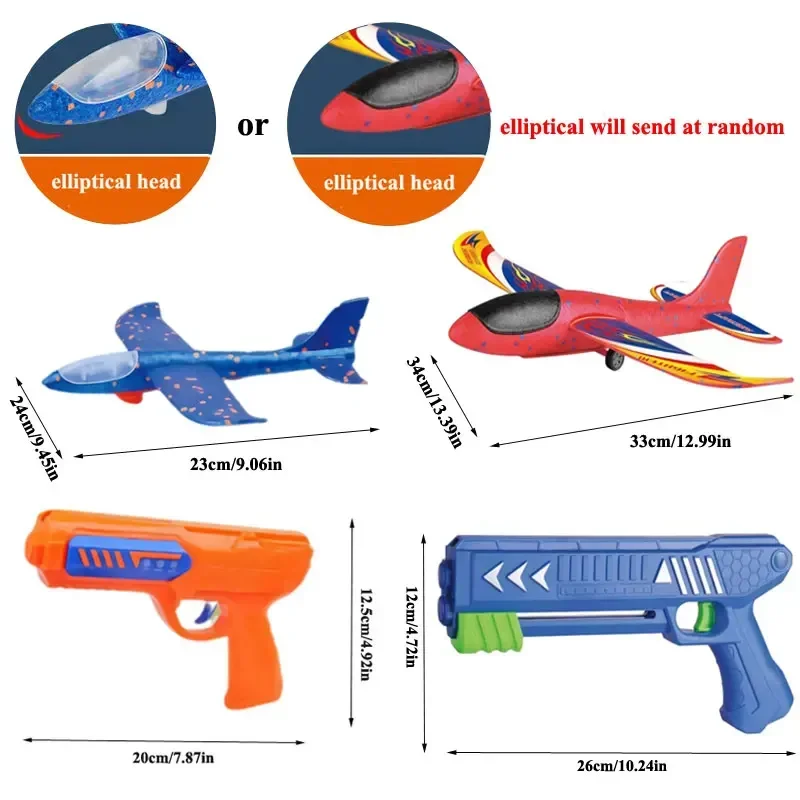 Mainan pesawat busa 24/34cm an - Catapult Launcher Toy ulasan dan harga
