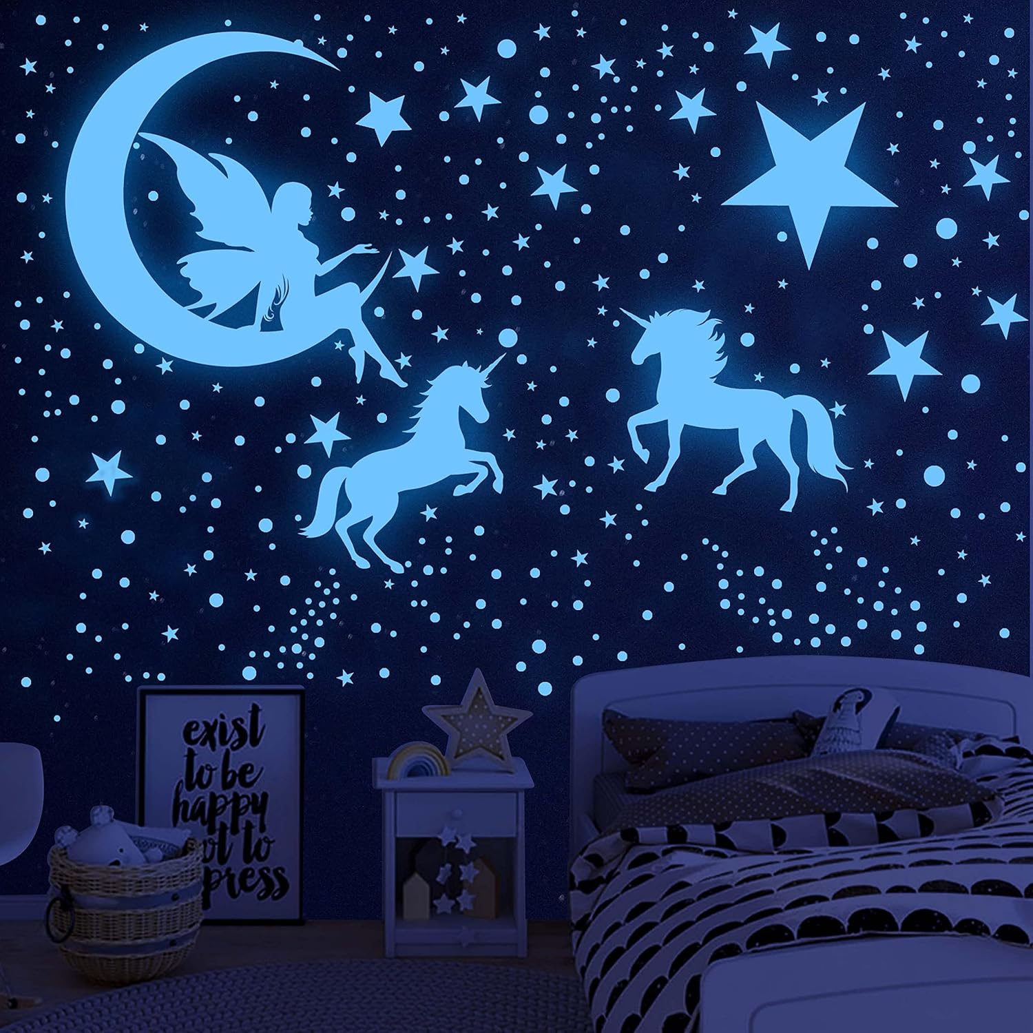 Bintang Menyala dalam Gelap un - Glow In Dark Stars ulasan dan harga