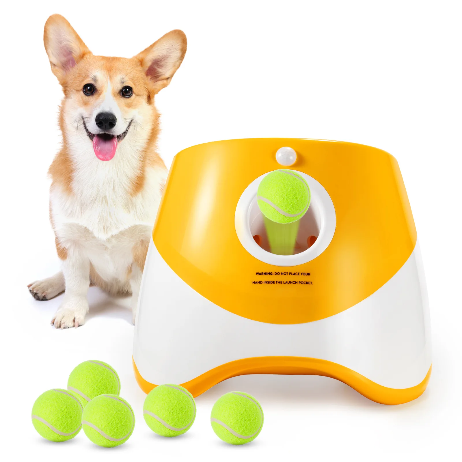 Pelontar Bola Tenis Otomatis u - Catapult Launcher Toy ulasan dan harga