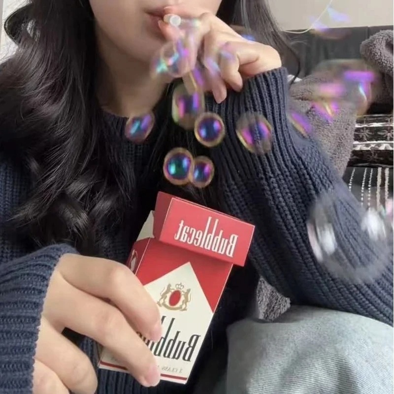 INS Mainan Kotak Rokok Unik da - Bubble Machine Outdoor ulasan dan harga