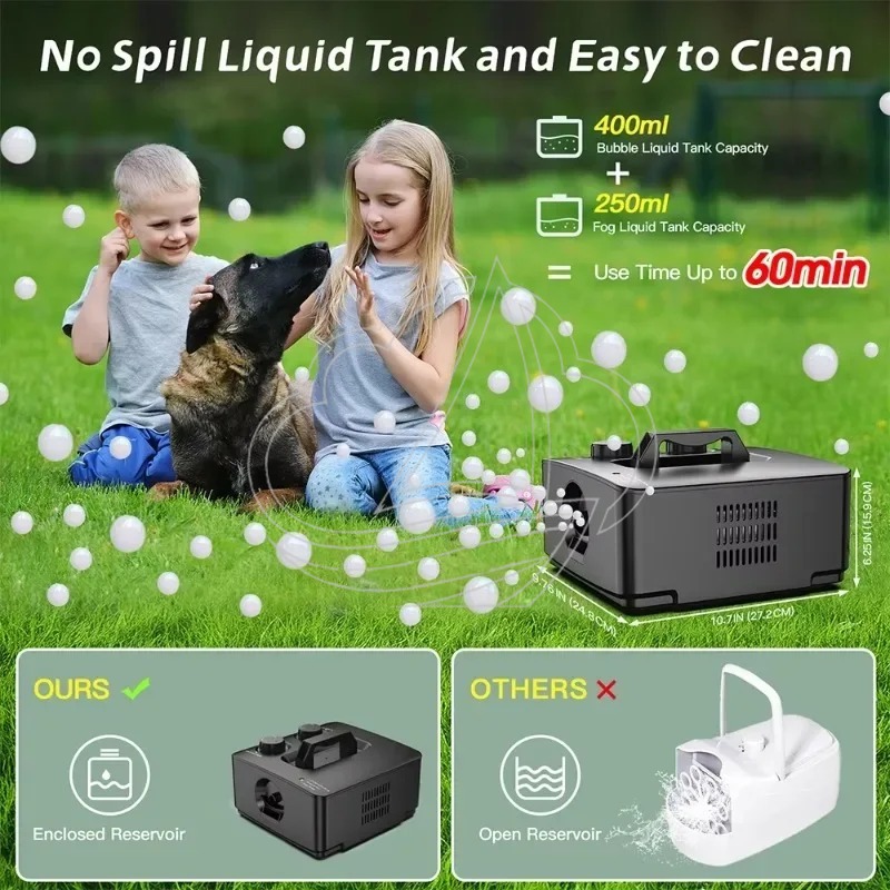 Mesin Asap Gelembung 2-in-1 Po - Bubble Machine Outdoor ulasan dan harga