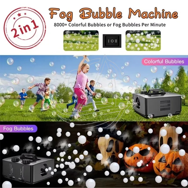 Mesin Asap Gelembung 2-in-1 Po - Bubble Machine Outdoor ulasan dan harga