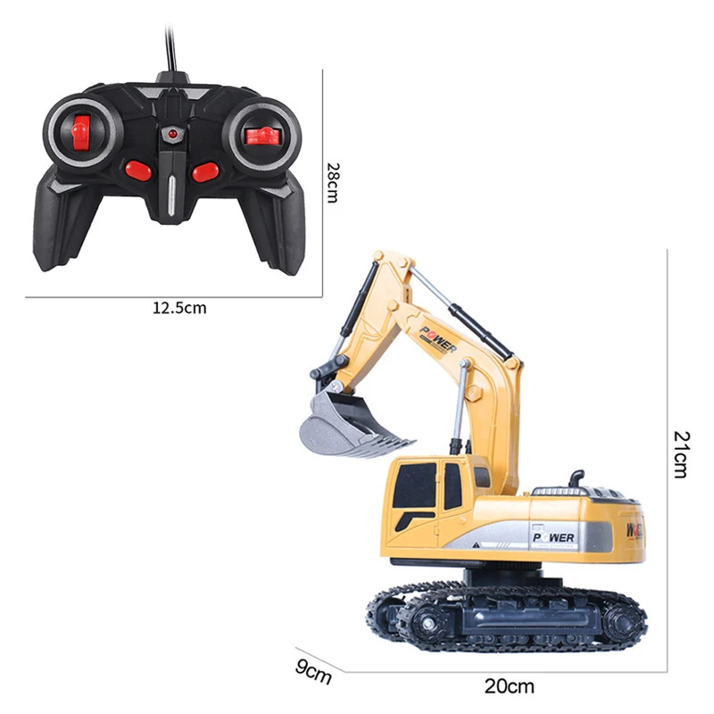 Excavator RC 2.4Ghz 6 Saluran  - Kids' Toys Channel ulasan dan harga