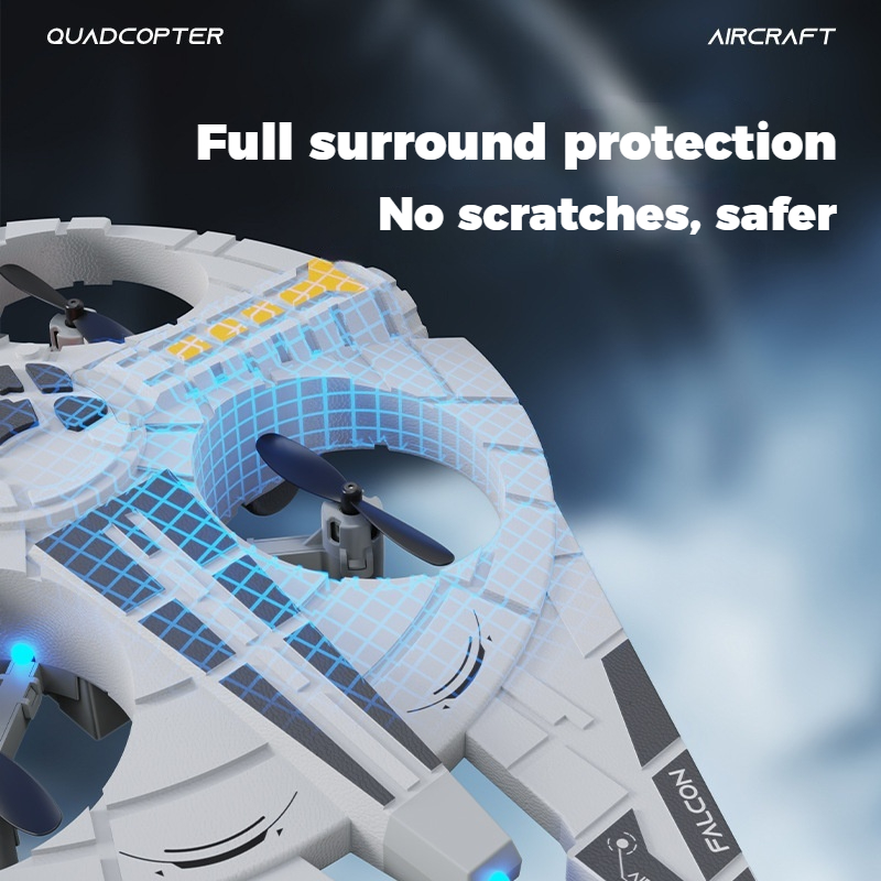 Pesawat Terbang Empat Sayap RC - Kids Toys Drone ulasan dan harga