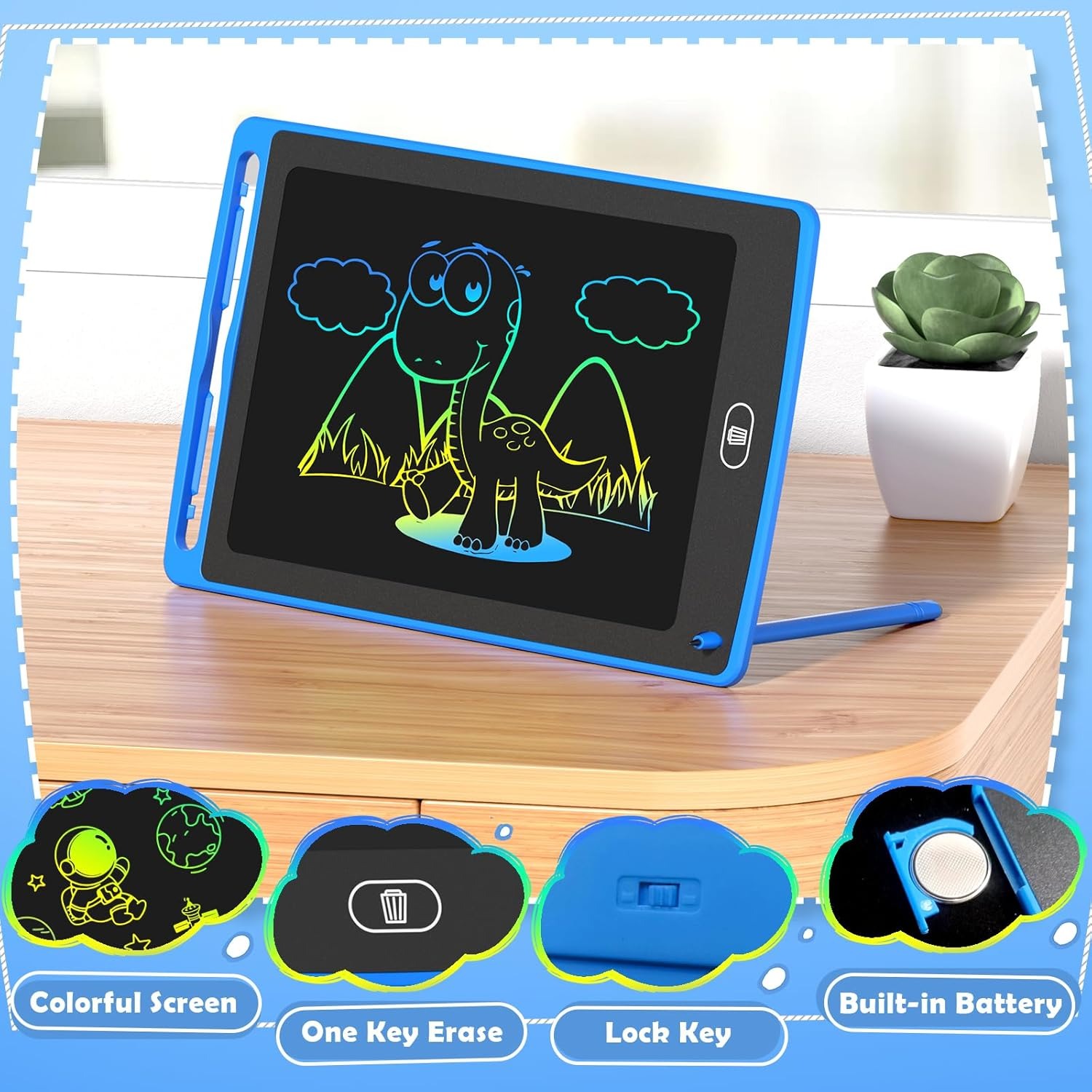 Paket Tablet Tulis LCD untuk A - Kids Toys Drawing ulasan dan harga