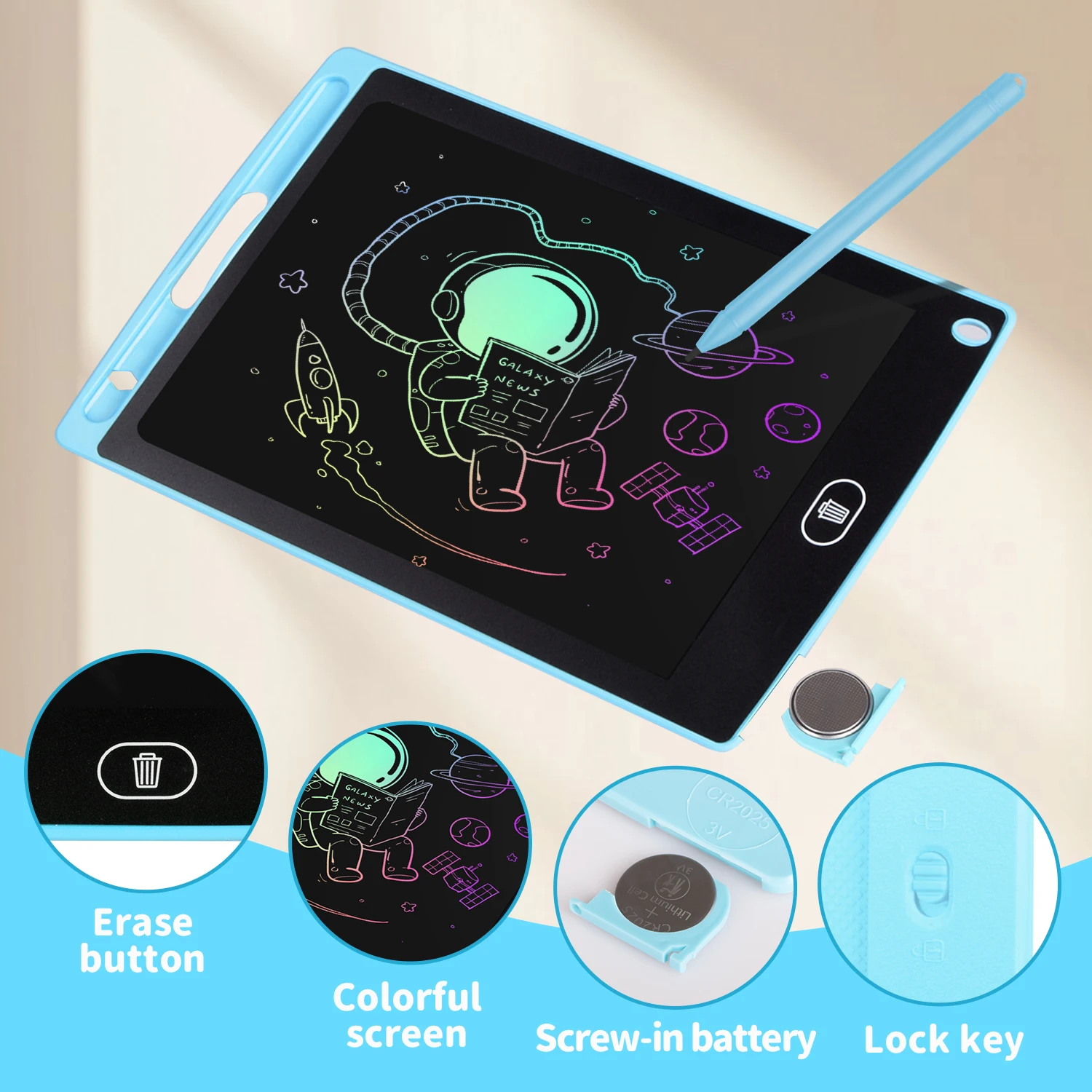 Tablet Tulis LCD 8.5 Inci Papa - Kids Toys Drawing ulasan dan harga