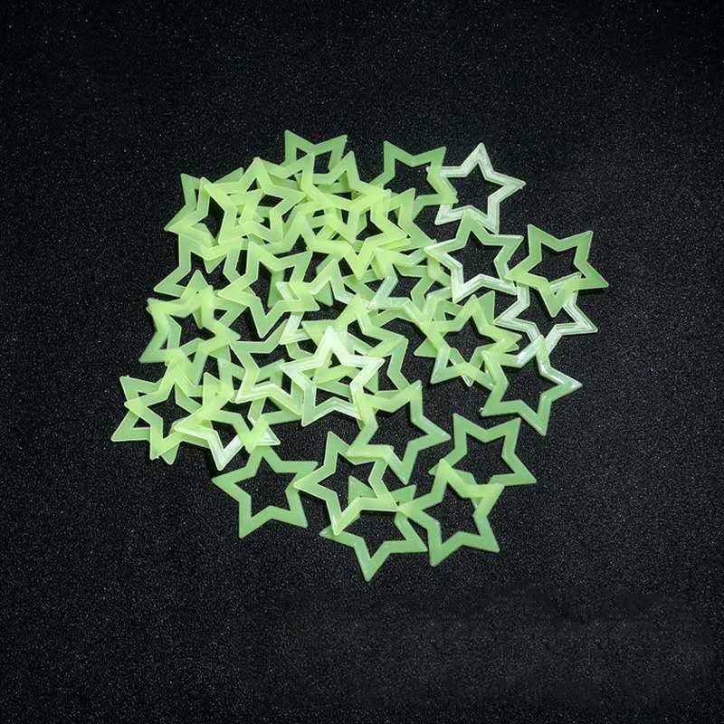 Stiker Dinding Bercahaya Dalam - Glow In Dark Stars ulasan dan harga