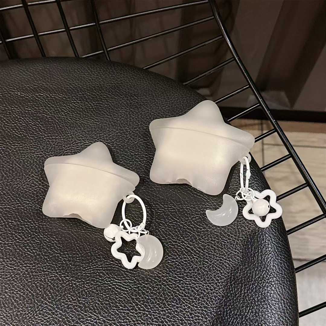 Casing Earphone Silikon Bintan - Glow In Dark Stars ulasan dan harga
