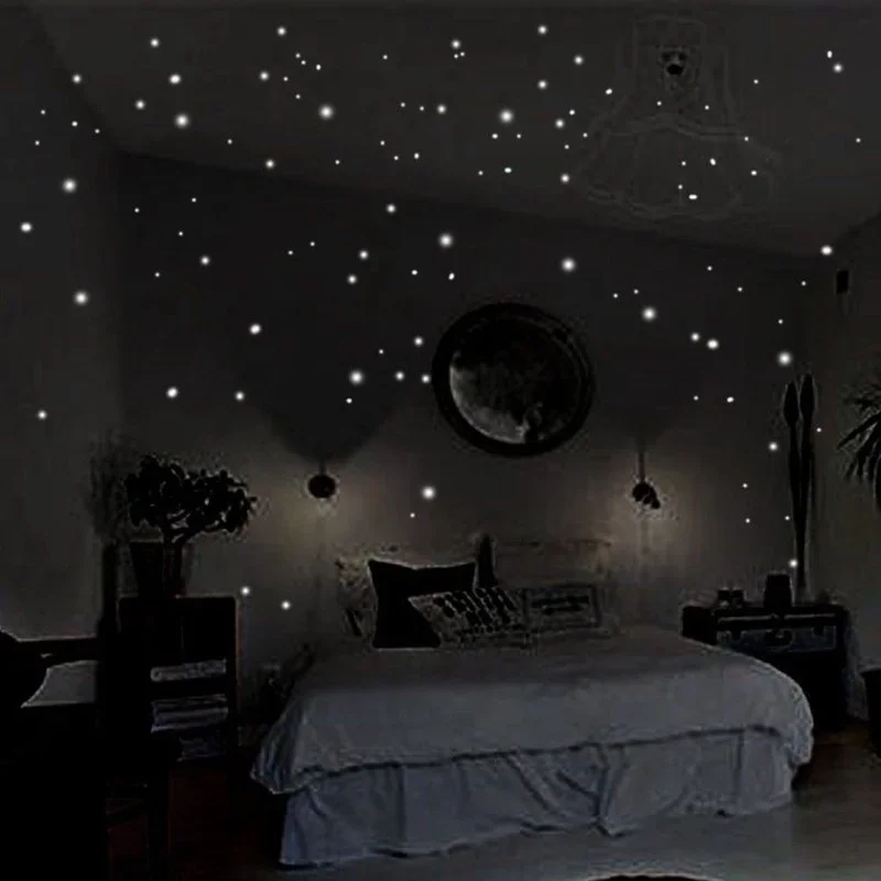 Stiker dinding bercahaya, 407  - Glow In Dark Stars ulasan dan harga