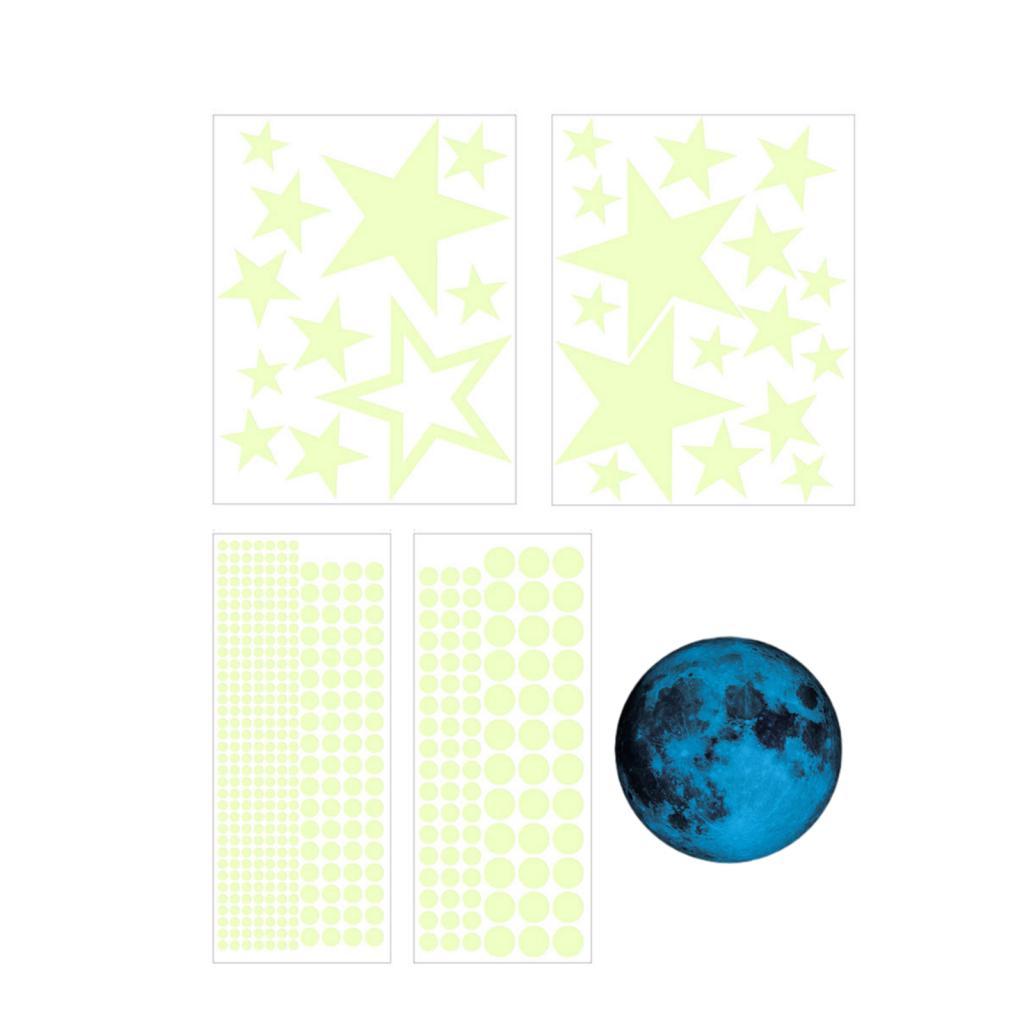 5x Stiker Dinding Menyala dala - Glow In Dark Stars ulasan dan harga